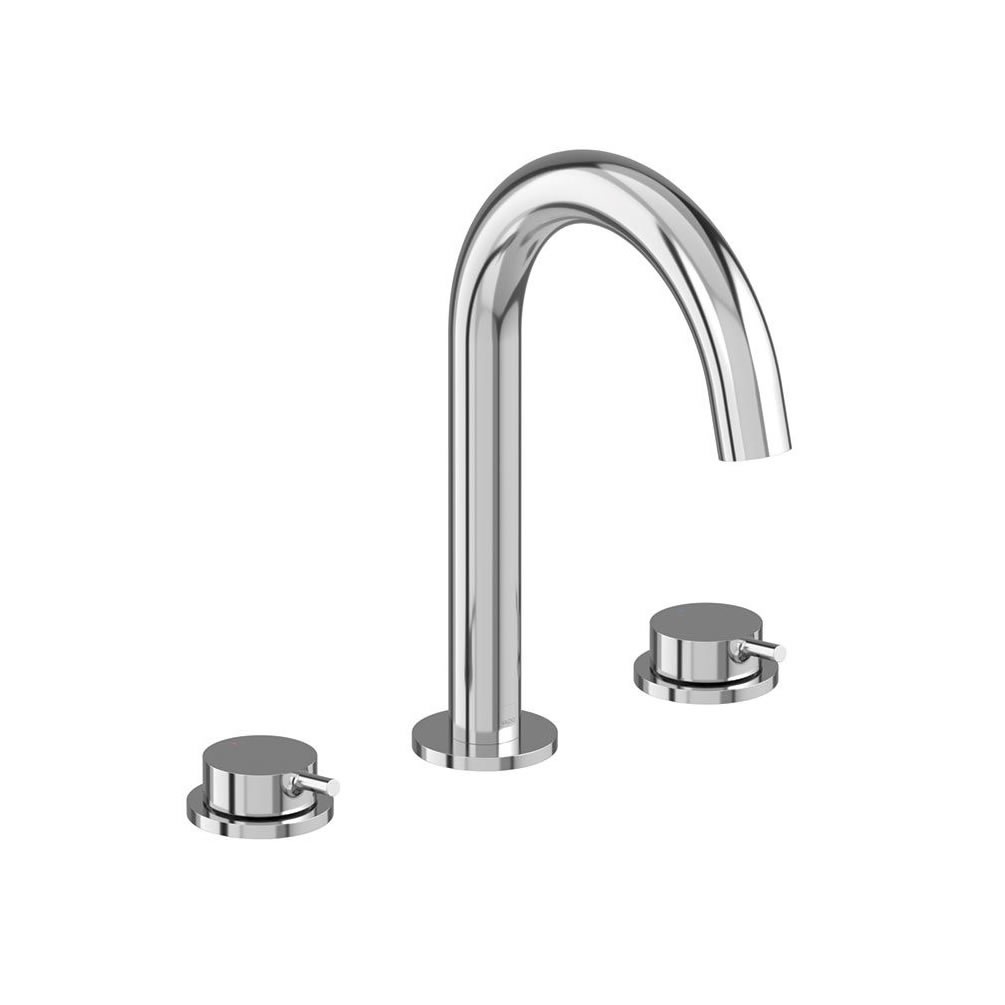 Vado Safari Lever Chrome 3 Tap Hole Basin Mixer